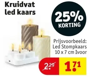 Aanbieding: Led kaars