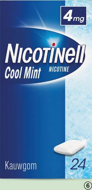 Aanbieding: Coolmint kauwgom 4 mg 24 stuks