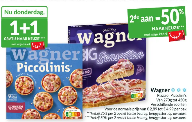 Promotie: Wagner Pizza of Piccolini's
