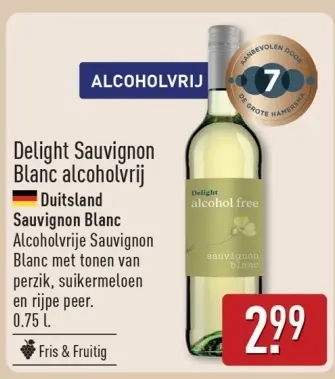 Aanbieding: Delight Sauvignon Blanc alcoholvrij
