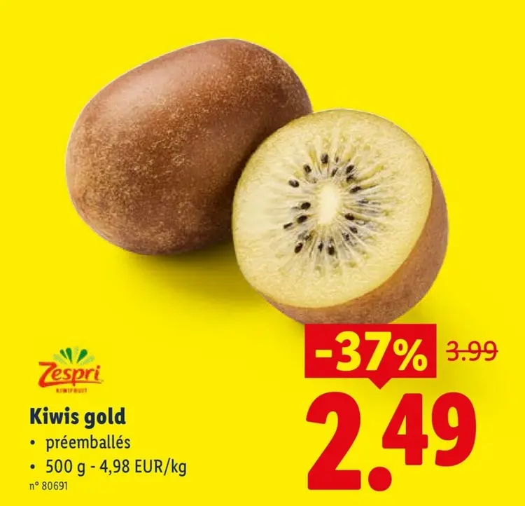 Offre: Kiwis gold
