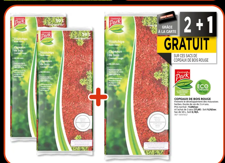 Offre: Copeaux de bois rouge