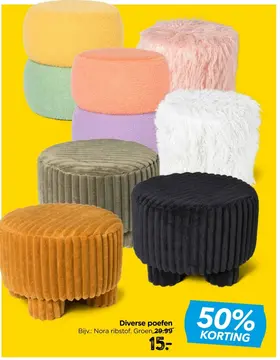 Aanbieding: Diverse poefen