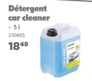 Offre: Détergent car cleaner