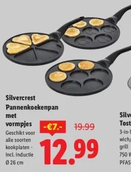 Aanbieding: Pannenkoekenpan met vormpjes