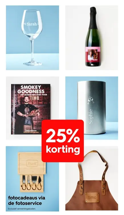 Aanbieding: Fotocadeaus via de fotoservice