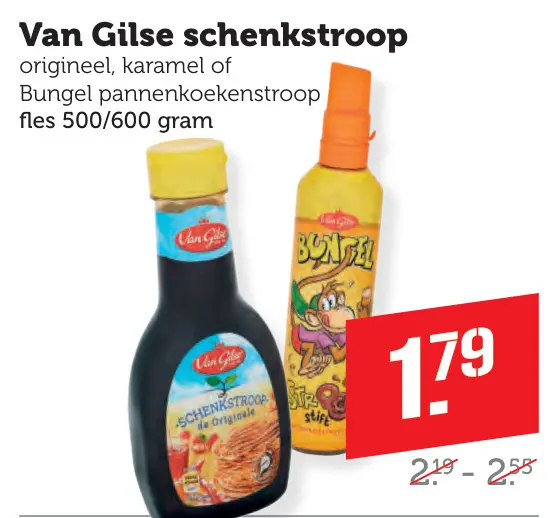 Aanbieding: schenkstroop