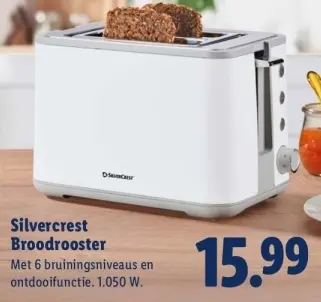 Aanbieding: Silvercrest Broodrooster