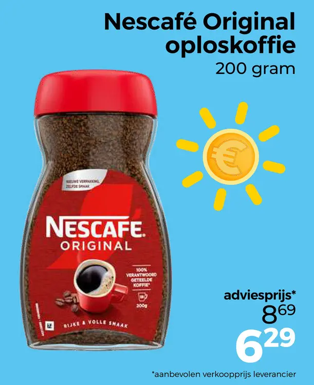 Aanbieding: Original oploskoffie