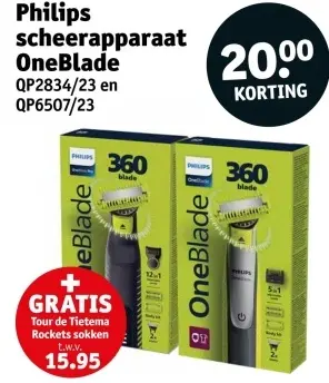 Promotie: Scheerapparaat OneBlade