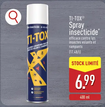 Offre: Spray insecticide