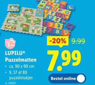 Promotie: Puzzelmatten