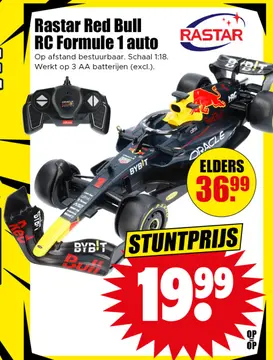 Aanbieding: Rastar Red Bull RC Formule 1 auto