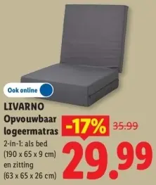Aanbieding: Opvouwbaar logeermatras