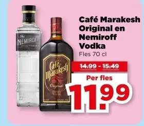 Aanbieding: Café Marakesh Original en Nemiroff Vodka