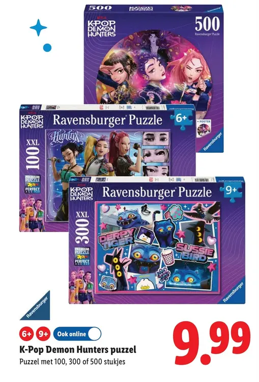 Aanbieding: K-Pop Demon Hunters puzzel