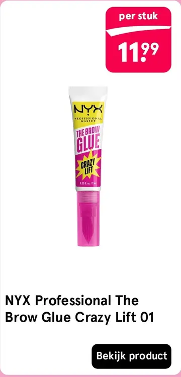 Aanbieding: The Brow Glue Crazy Lift 01