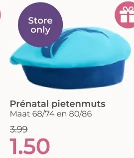 Aanbieding: Prénatal pietenmuts