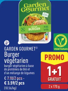 Offre: Burger végétarien
