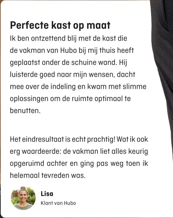 Aanbieding: Hubo Kast op maat