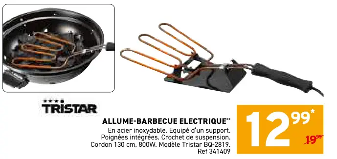 Offre: Allume-barbecue electrique