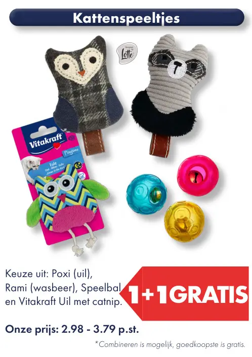 Aanbieding: Kattenspeeltjes