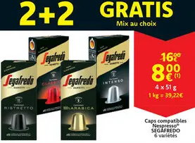 Offre: Caps compatibles Nespresso