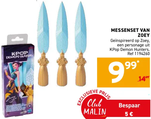 Promotie: Messenset van Zoey