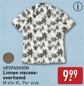 Aanbieding: UP2FASHION Linnen viscose-overhemd