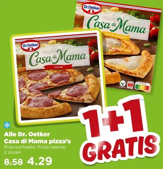 Aanbieding: Casa di Mama pizza's