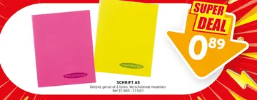 Aanbieding: Schrift a5