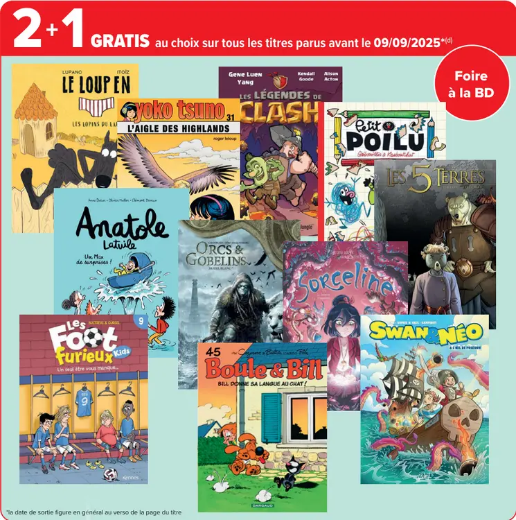 Offre: Foire à la BD