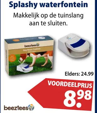 Aanbieding: Splashy waterfontein