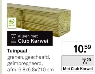 Aanbieding: Tuinpaal