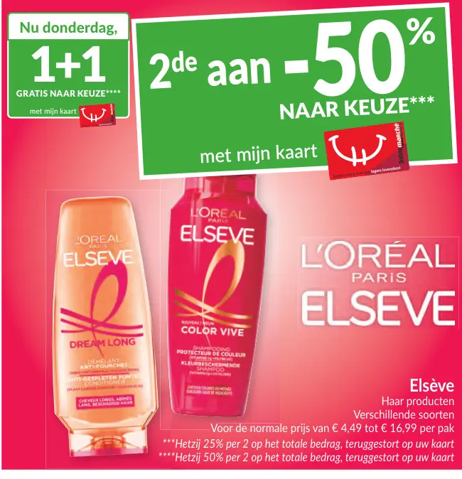 Promotie: Elsève Haar producten