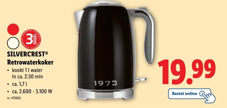 Aanbieding: Retrowaterkoker