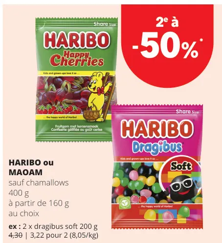 Offre: HARIBO ou MAOAM