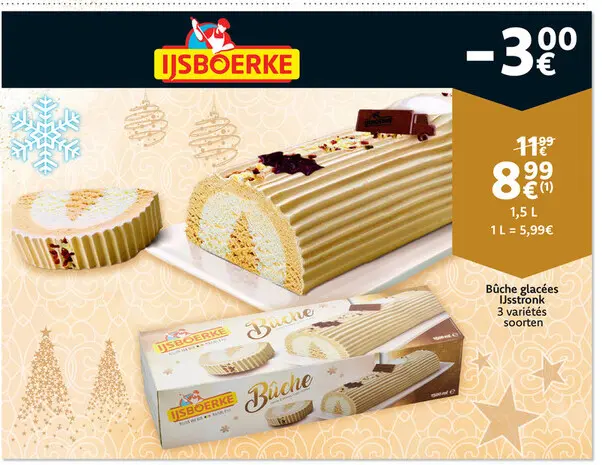 Promotie: Bûche glacées / IJsstronk
