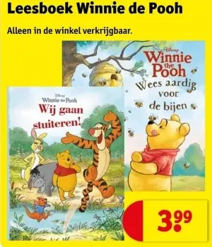 Aanbieding: Leesboek Winnie de Pooh