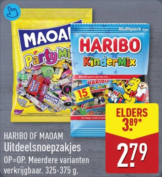 Aanbieding: Uitdeelsnoepzakjes