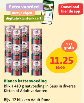 Aanbieding: Bianco kattenvoeding