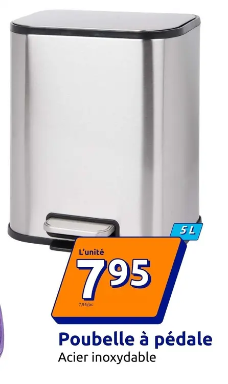 Offre: Poubelle à pédale