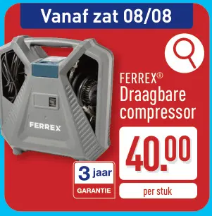 Promotie: Draagbare compressor