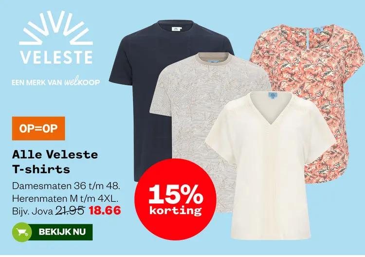 Aanbieding: Alle Veleste T-shirts