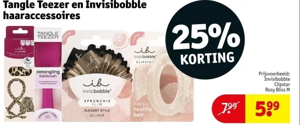 Promotie: Tangle Teezer en Invisibobble haaraccessoires