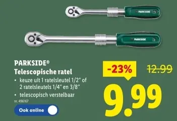Promotie: Telescopische ratel