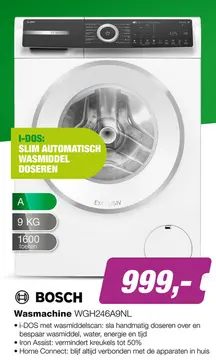 Aanbieding: BOSCH WGH246A9NL Serie 6 Wasmachine