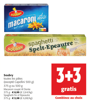 Offre: Macaroni coupé Al Dente