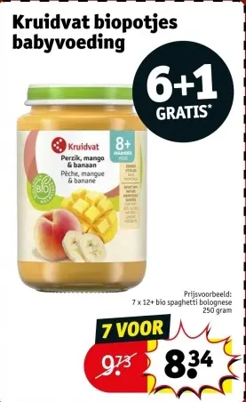 Promotie: Biopotjes babyvoeding