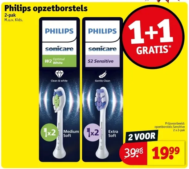 Aanbieding: Philips opzetborstels